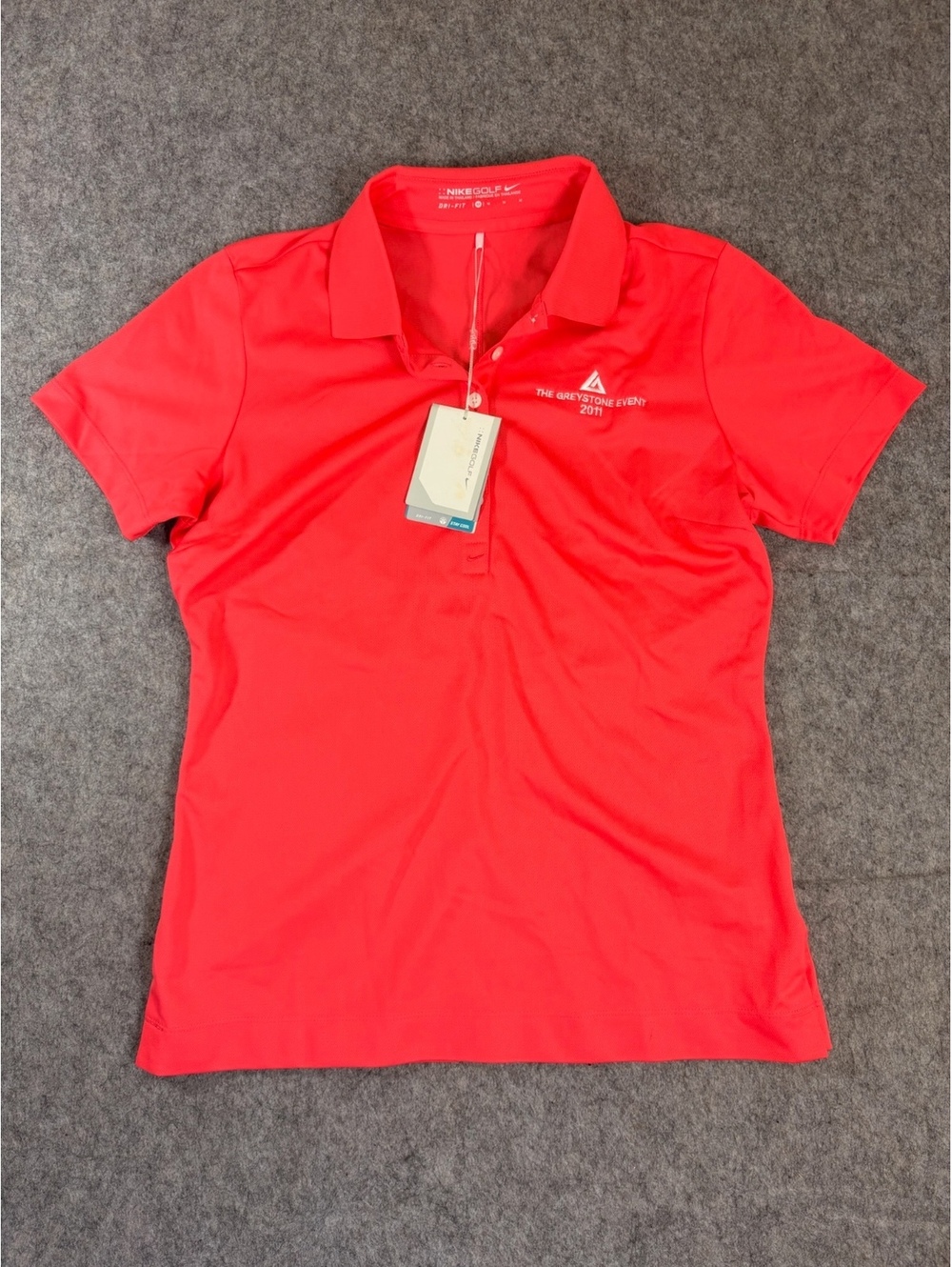 Nike Golf Dri-FIT red polo shirt size medium